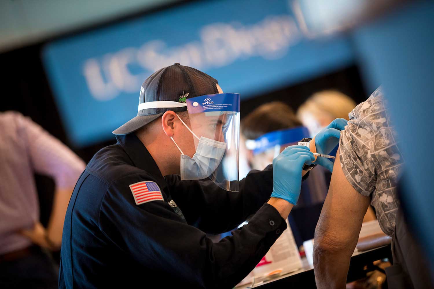 vaccine administered at UC San Diego.