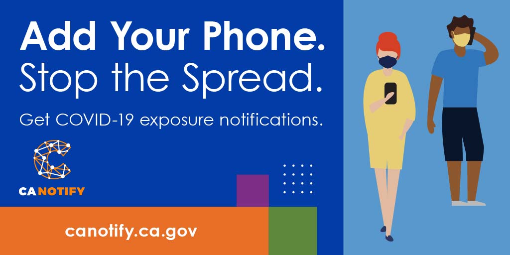 Add Your Phone. Stop the Spread. Get COVID-19 exposure notifications.