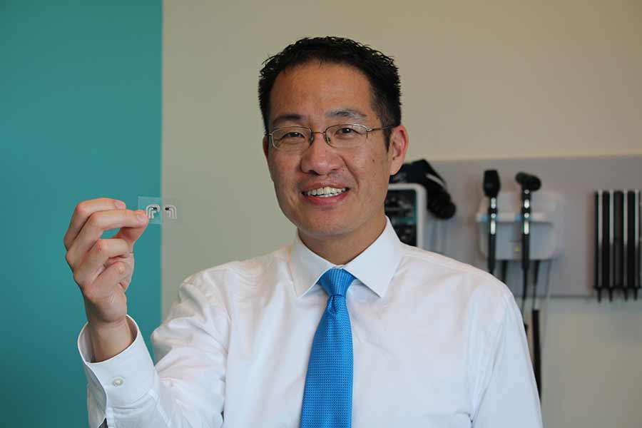 Dr. Edward Chao leads phase I clinical trial of temporary tattoo glucose monitor
