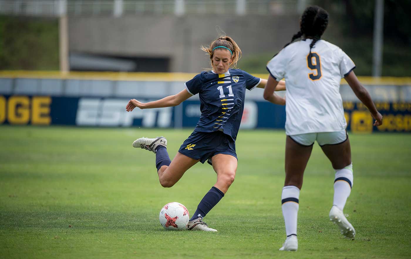 Natalie Widmer at the UC San Diego Women’s Soccer versus Cal game.