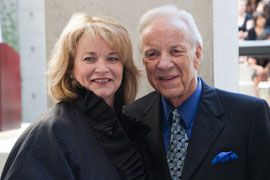 Photo of Debra Turner and Conrad Prebys