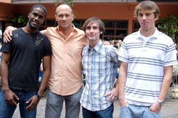 Photo of Mike Judge and Students