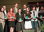 Photo of graduate student awards ceremony