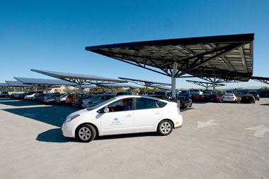 Gilman Parking Structure Solar Tree