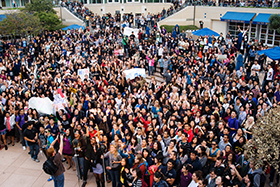 UC San Diego Students (Photo / Victor W. Chen)