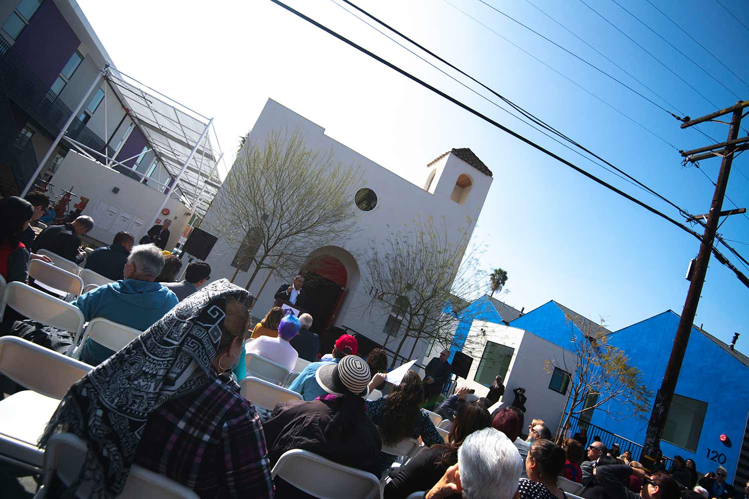 Community Station opening at the U.S.-Mexico Border