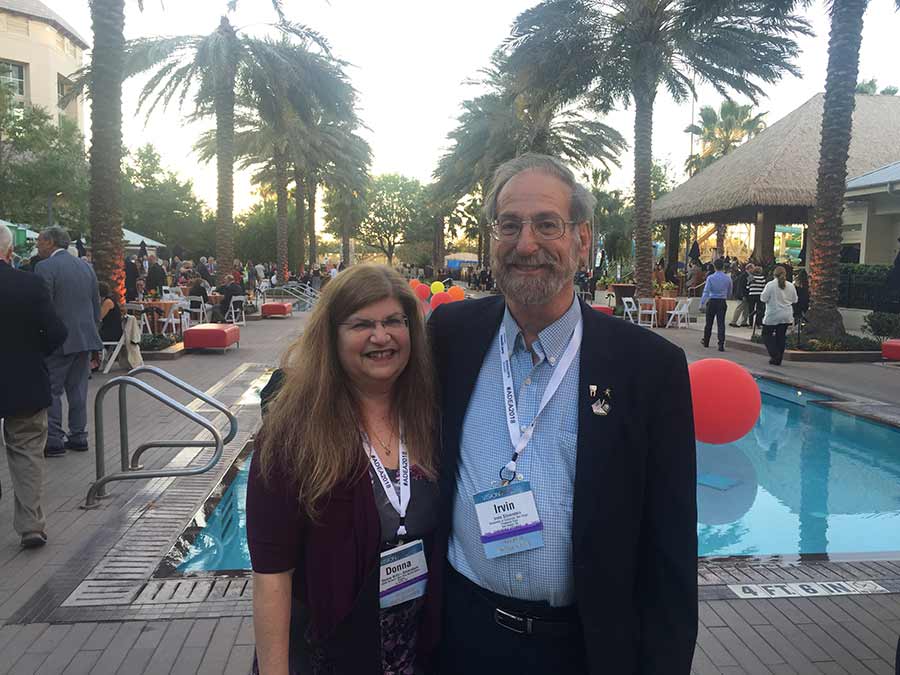 Drs. Donna and Irvin Silverstein at the American Dental Educators Association Annual Meeting.