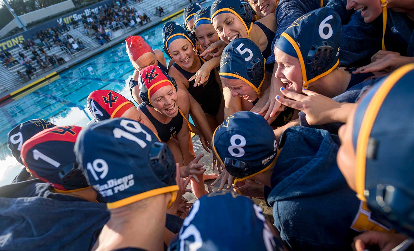 UC San Diego Women's water polo team.
